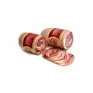Pancetta roulée et filetée