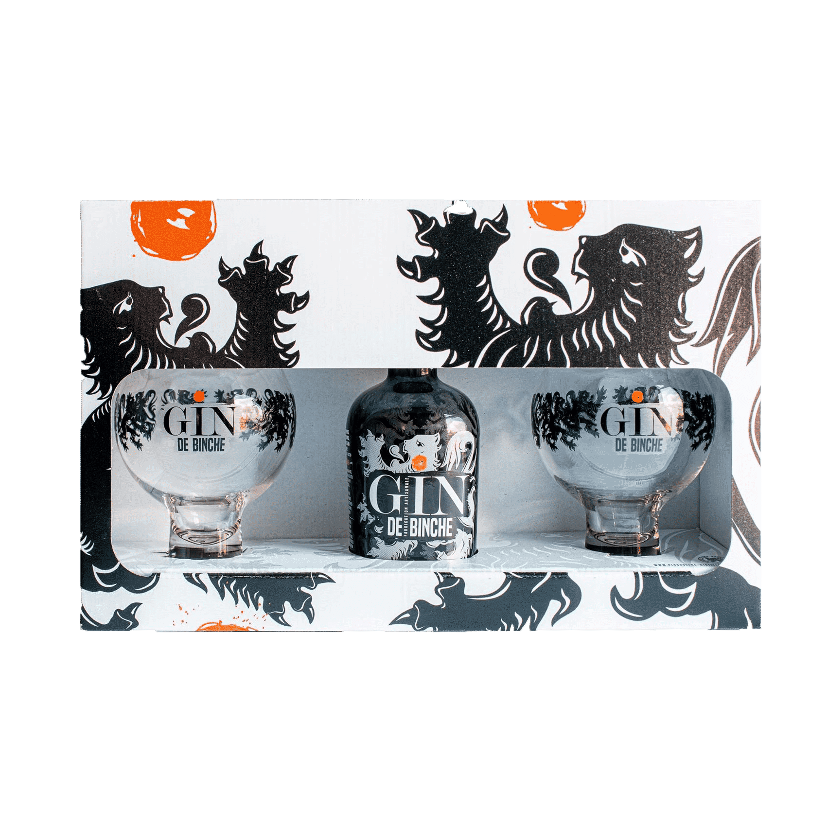 Pack Gin de Binche 35cl / 2 verres