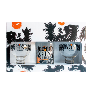 Pack Gin de Binche 70cl / 2 verres