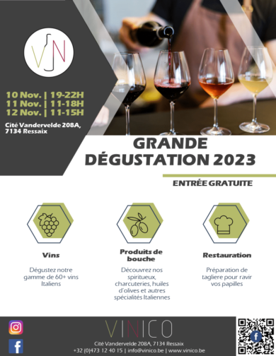 Grande Dégustation Vinico 2023